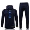 Italia - Hoodie Tuta Rappresentanza 2022-23 Blu per Uomo